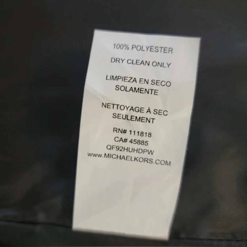 MICHAEL by MICHAEL KORS Black And White Snake Print Quilted Puffer Vest - Picture 9 of 9